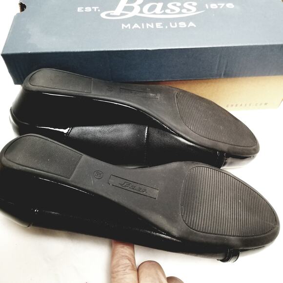 NWOT -G.H. Bass Women's "Mandy" Black Low Wedge Style 0302-3950-001 Size 8.5 - Picture 9 of 12